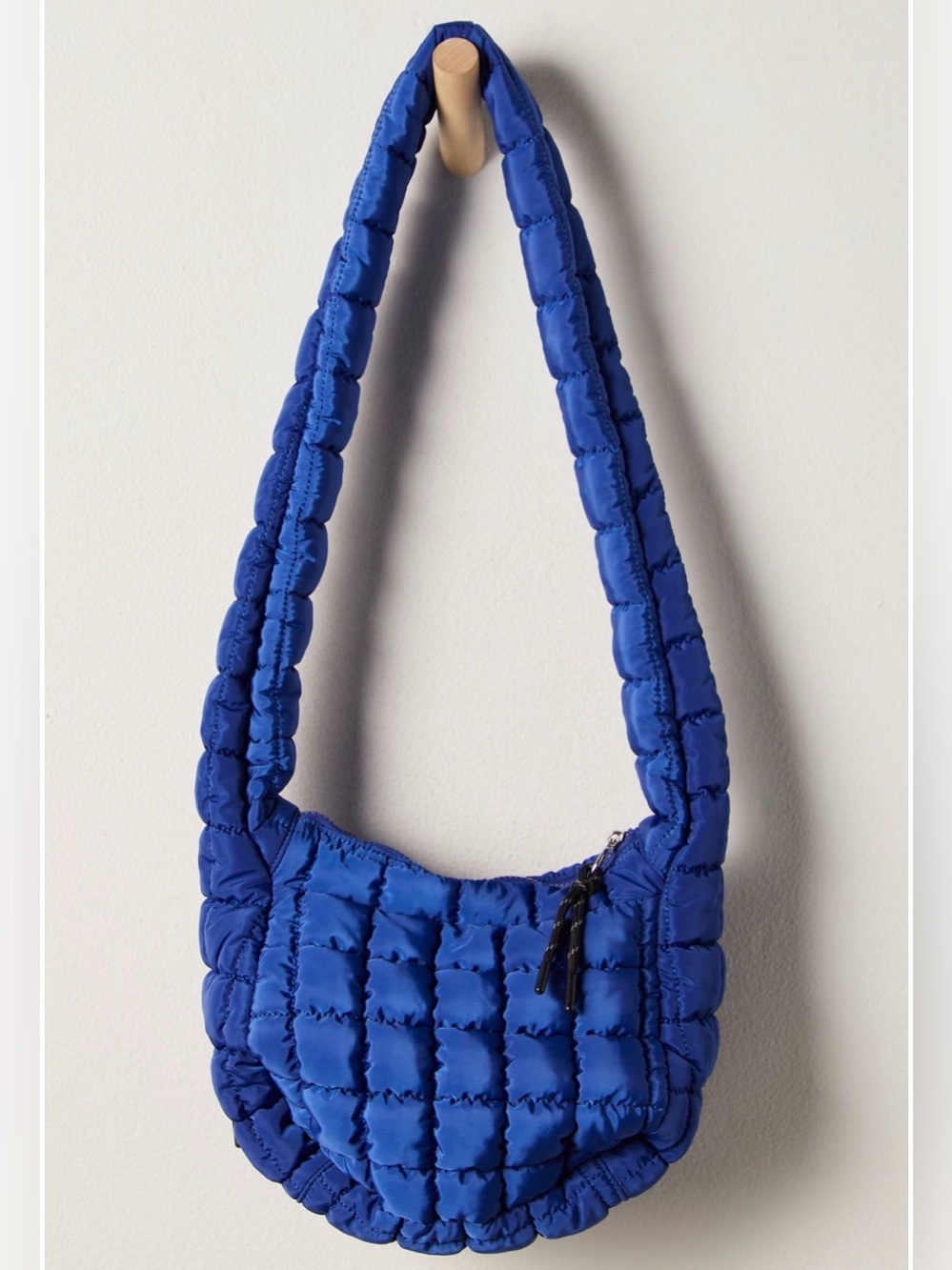 FREE PEOPLE Quilted Baby Carry All Athletic Blue